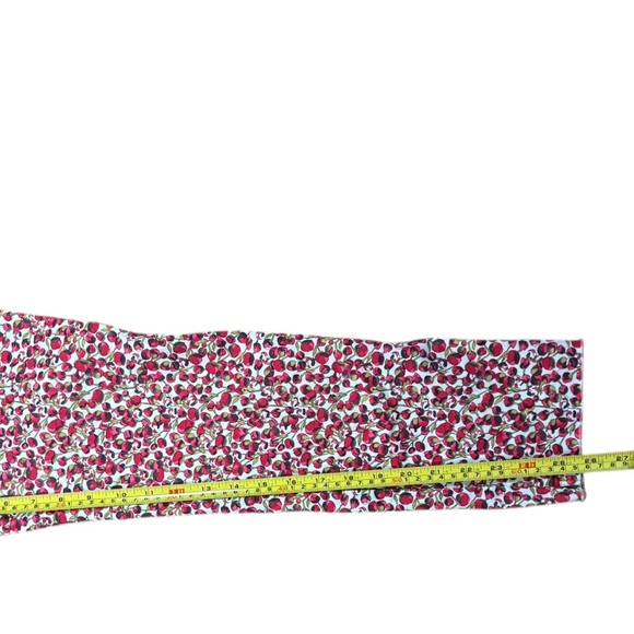 Louis Castel Floral Poppies Print Golf Capri Pants - Picture 11 of 12